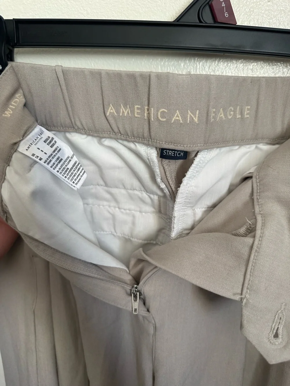 American Eagle Stretch Extreme Wide-Leg Poppy Trousers - Picture 3 of 4